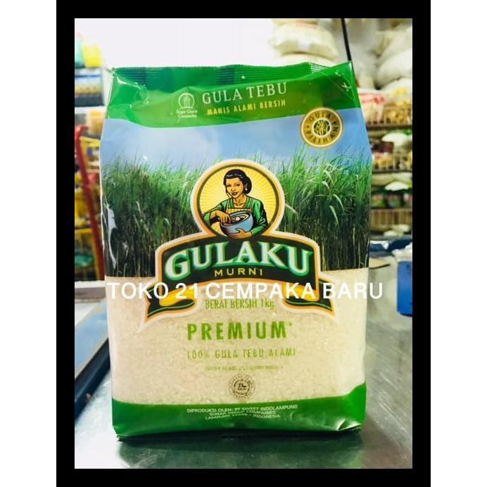 

Gulaku Murni Premium 1Kg | Gula Tebu Putih Pasir Manis 1 Kg 1000G 1000 Terjamin