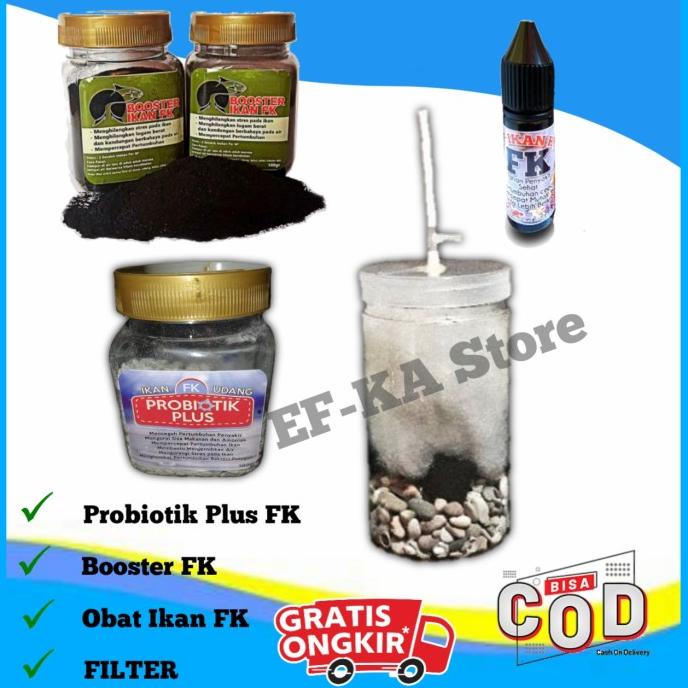 Probiotik Plus FK Probiotik fk / Booster /obat ikan / Filter Perlengka