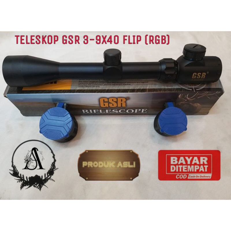 Teleskop GSR 3-9X40 FLIP (RGB)