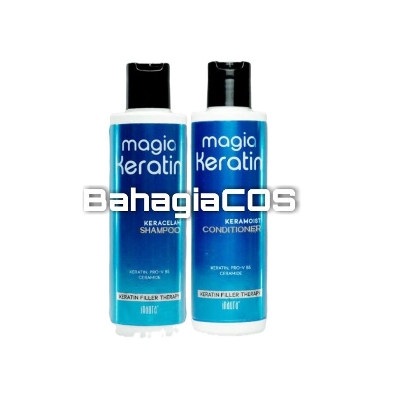 Jual Inaura Magia Keratin Shampoo / Conditioner 200ml Indonesia|Shopee ...