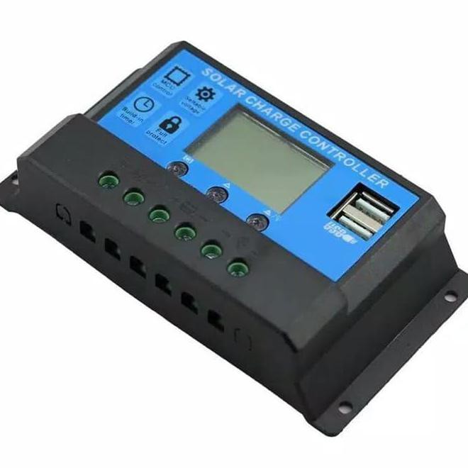 Solar Panel Charger Controller Panel Surya 10A 12V 24V
