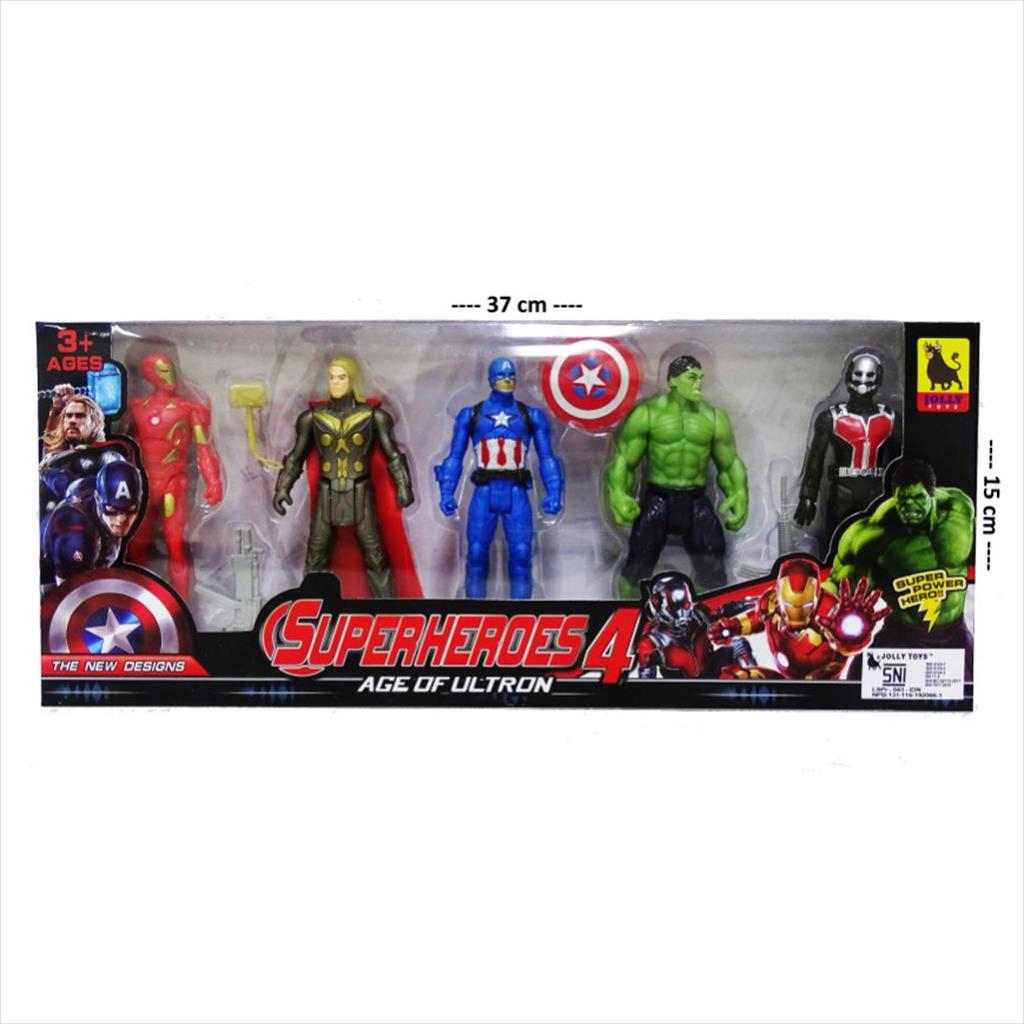 Sekawantoys Mainan Anak Robot / Miniatur Super Heroes + Senjata TERLARIS!!!( SKW.2115)