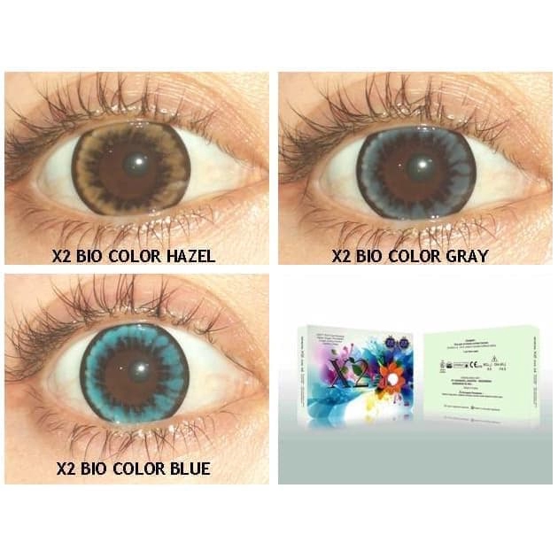 SOFTLENS X2 BIO COLOR HAZEL (  -0.50 S/D -10.00 )