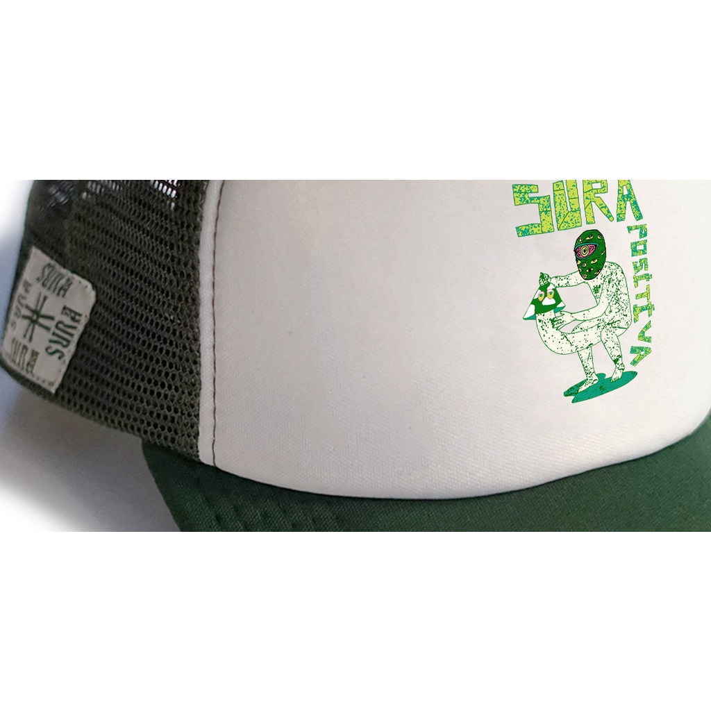Sura Positiva - Trucker Hat (Berrys) Green White