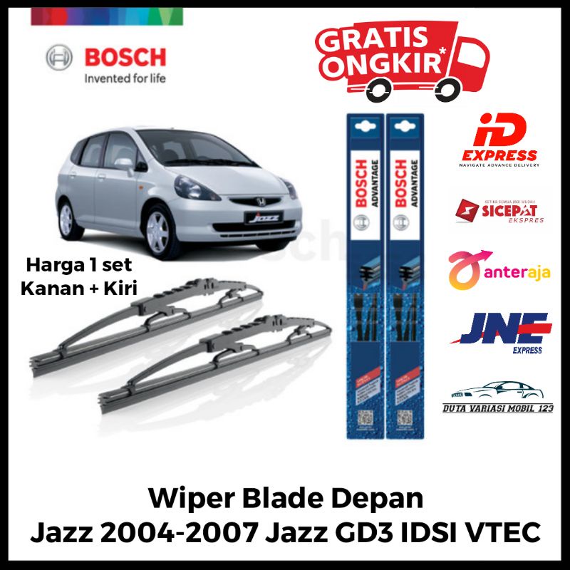 Wiper Blade Depan Jazz 2004 2005 2006 2007 Jazz GD3 IDSI VTEC