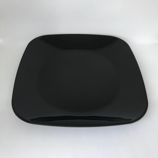 [COD] PIRING COREL FIBER MELAMIN KUALITAS PREMIUM BERBAHAN SAFE FOOD-Hitam (BESAR)