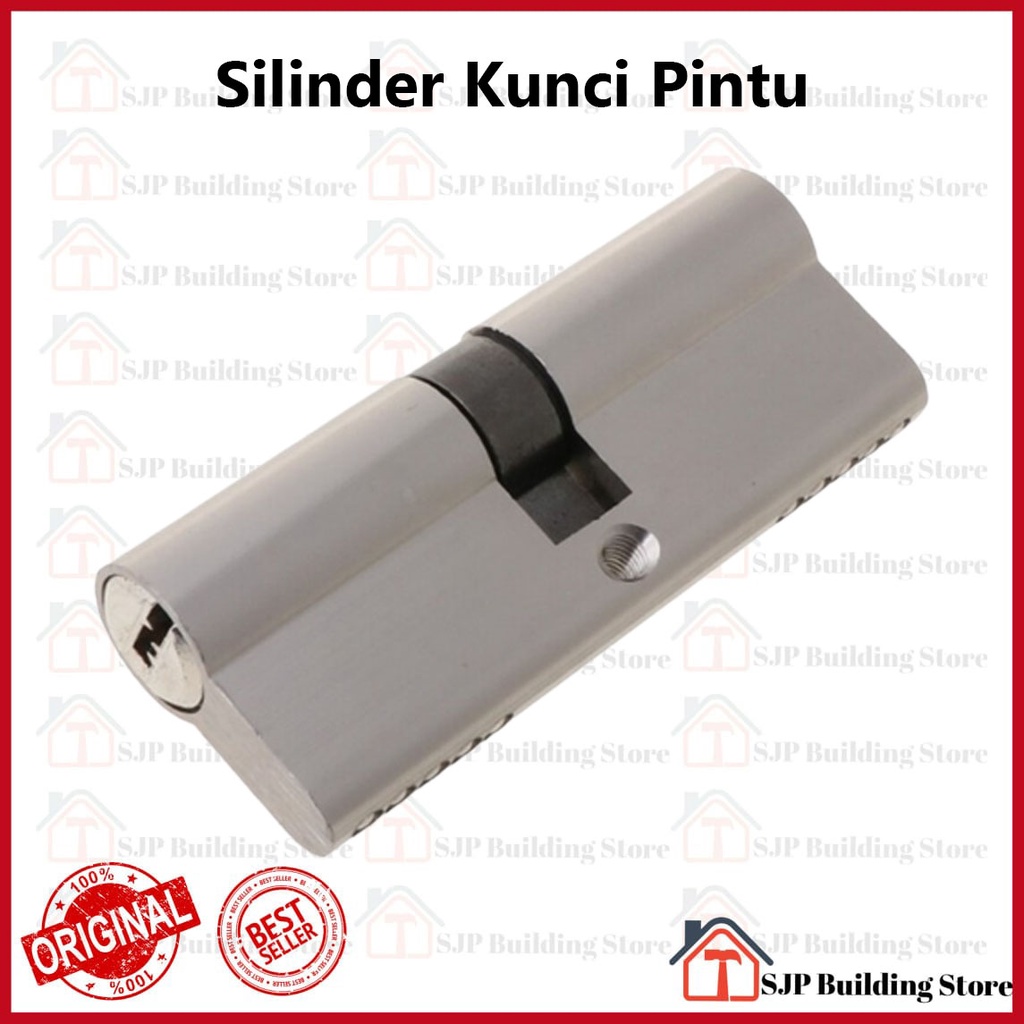 Silinder kunci besar anak kunci besar Cylinder l Silinder l Anak Lubang Kunci Pintu Kecil Jantung Kuningan