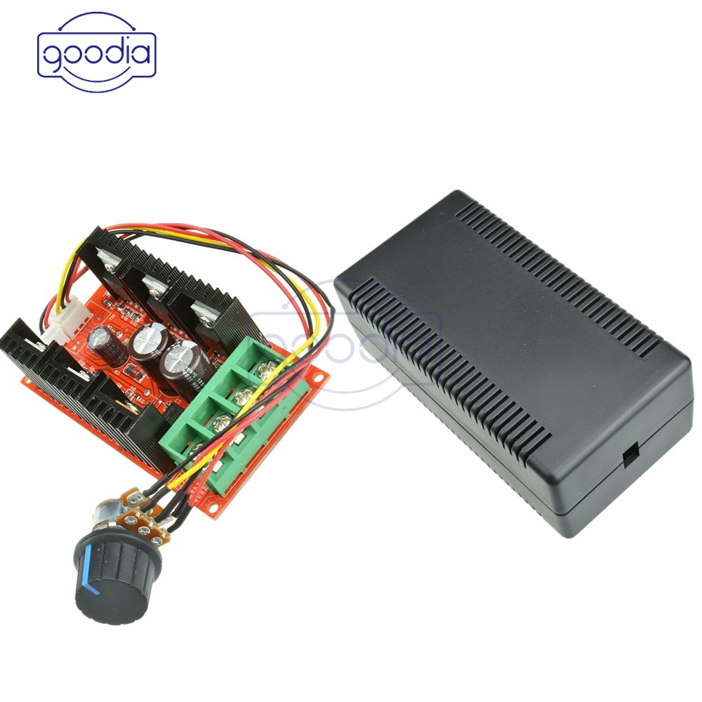 ♢[Ready stock/cod]♢ Control Max 10-50V 2000W 40A 12V 24V 48V DC Controller Kecepatan Motor PWM HHO RC