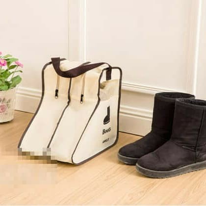 tas anti debu tempat simpan sepatu boots dust cover boot