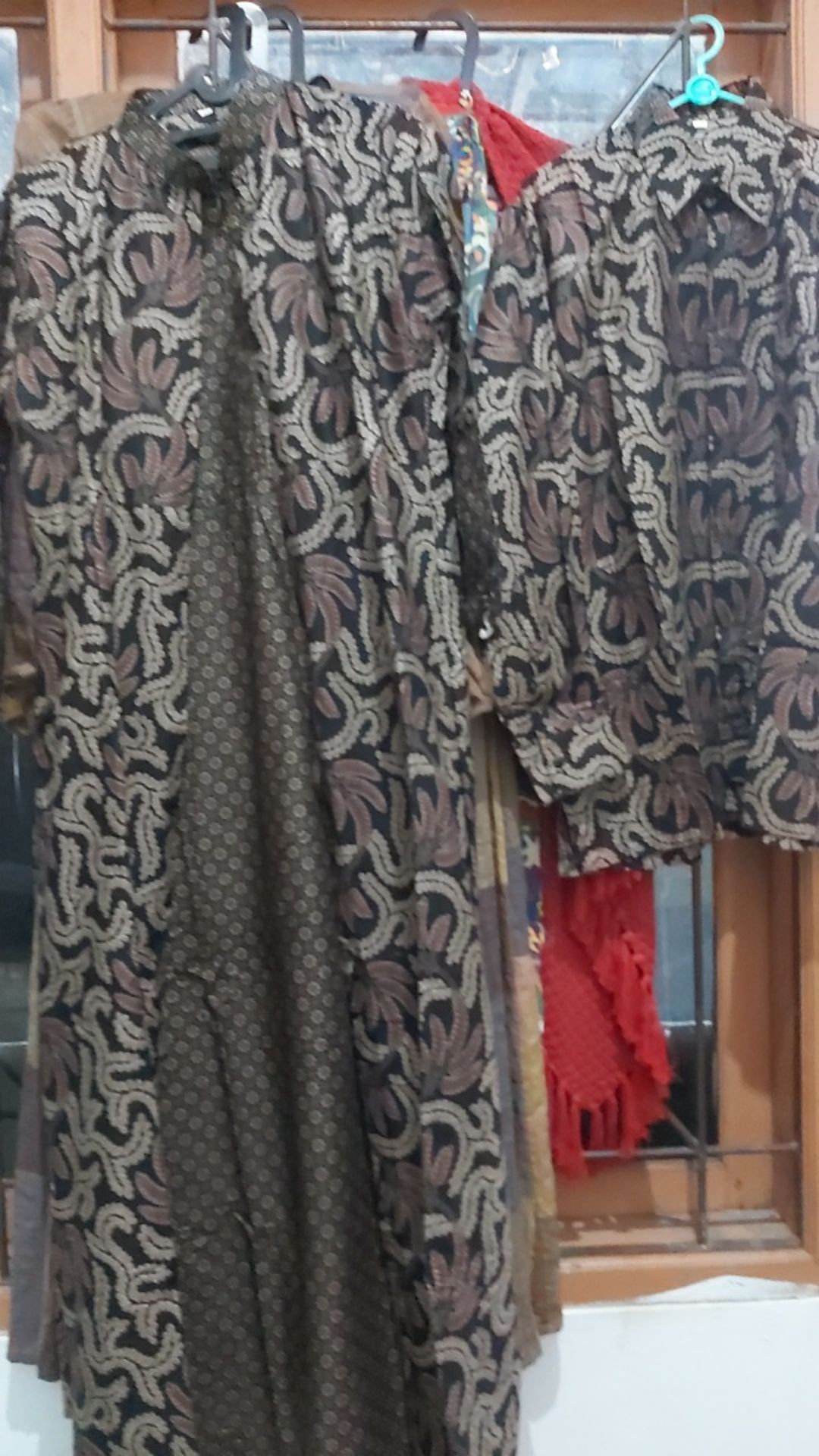 Maura Couple - Sania Ruffle Batik Couple Ori Ndoro Jowi Dnt Kondangan Pesta Hajatan - Batik Coupel