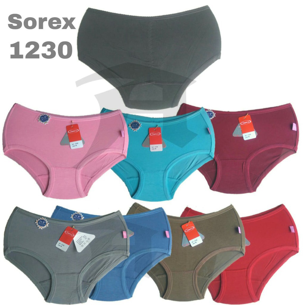 Celana Dalam Wanita Sorex 1230 - CD Basic Super Soft Comfort Fit Pakaian Dalam Wanita