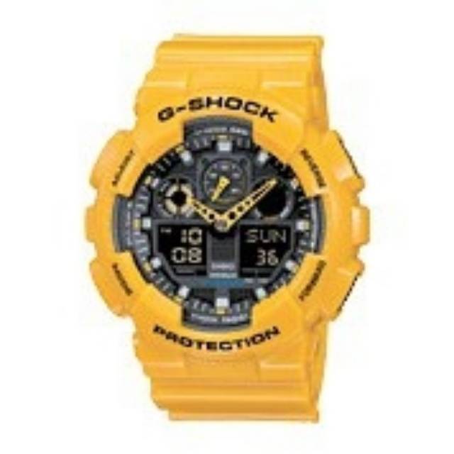 Jam tangan G-shock original GA-100-9ADR