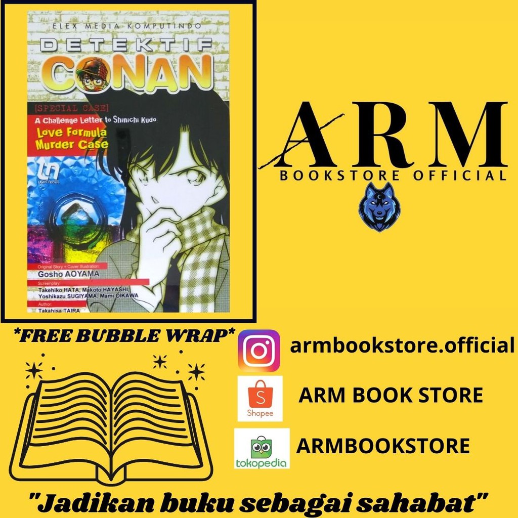 LIGHT NOVEL CONAN A CHALLENGE LETTER TO SHINICHI KUDO : LOVE FORMULA MURDER CASE