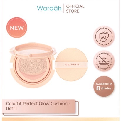 Wardah Colorfit REFILL Perfect Glow Cushion SPF 33 PA++