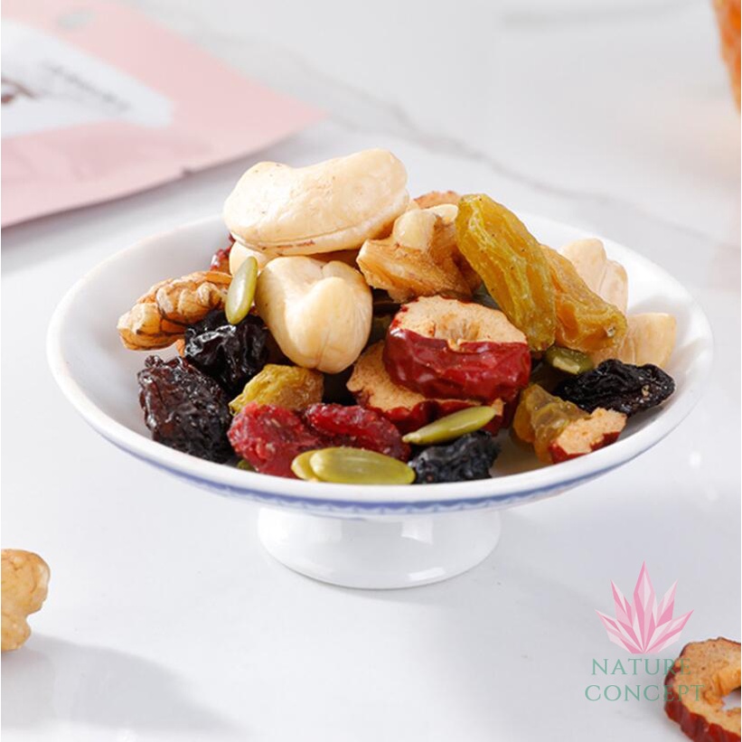 Camilan Sehat Mixed Nuts Snack Diet Enak Kacang Almond Kuaci Kismis