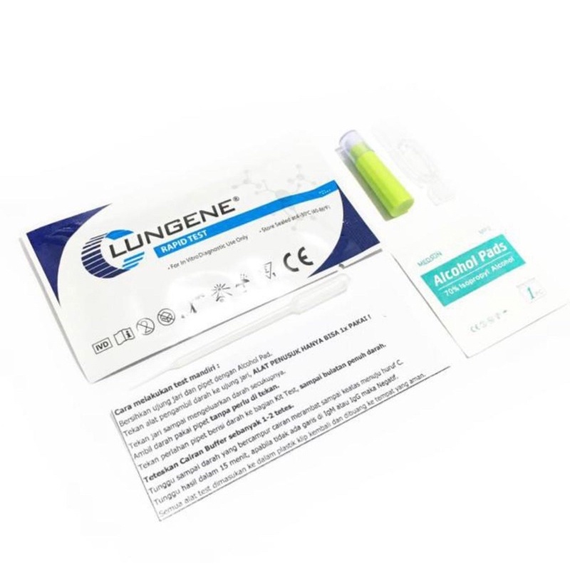 Alat Rapid Test Antibody Lungene Original 100%