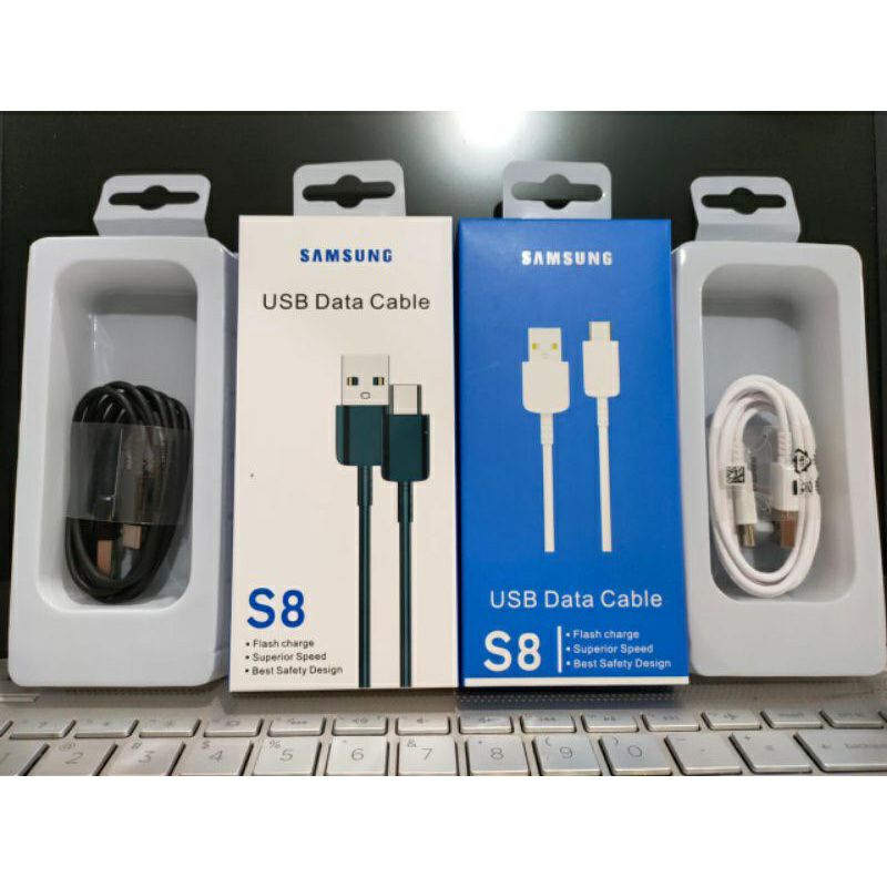 Kabel data S8 / Note 7 ORI 100 (Micro &amp; Tipe c ) Fast charging