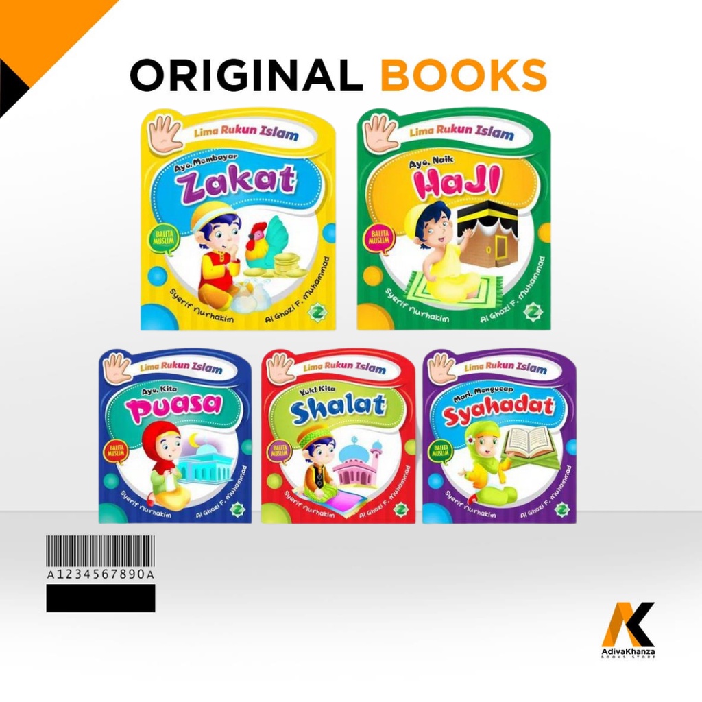 Buku Anak Islami - Seri Mengenal Lima Rukun Islam - Cerita Bergambar