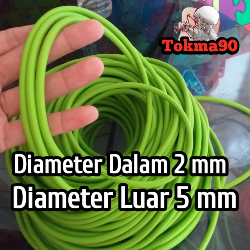 Karet Ketapel Ikan 5mm Latex Rubber 2050