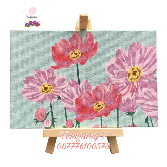 

DIY Paint by Number Lukisan Acrylic Flower (Free Easel) - Flower Diskon