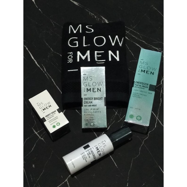 Paket komplit MS glow for men free  pouch