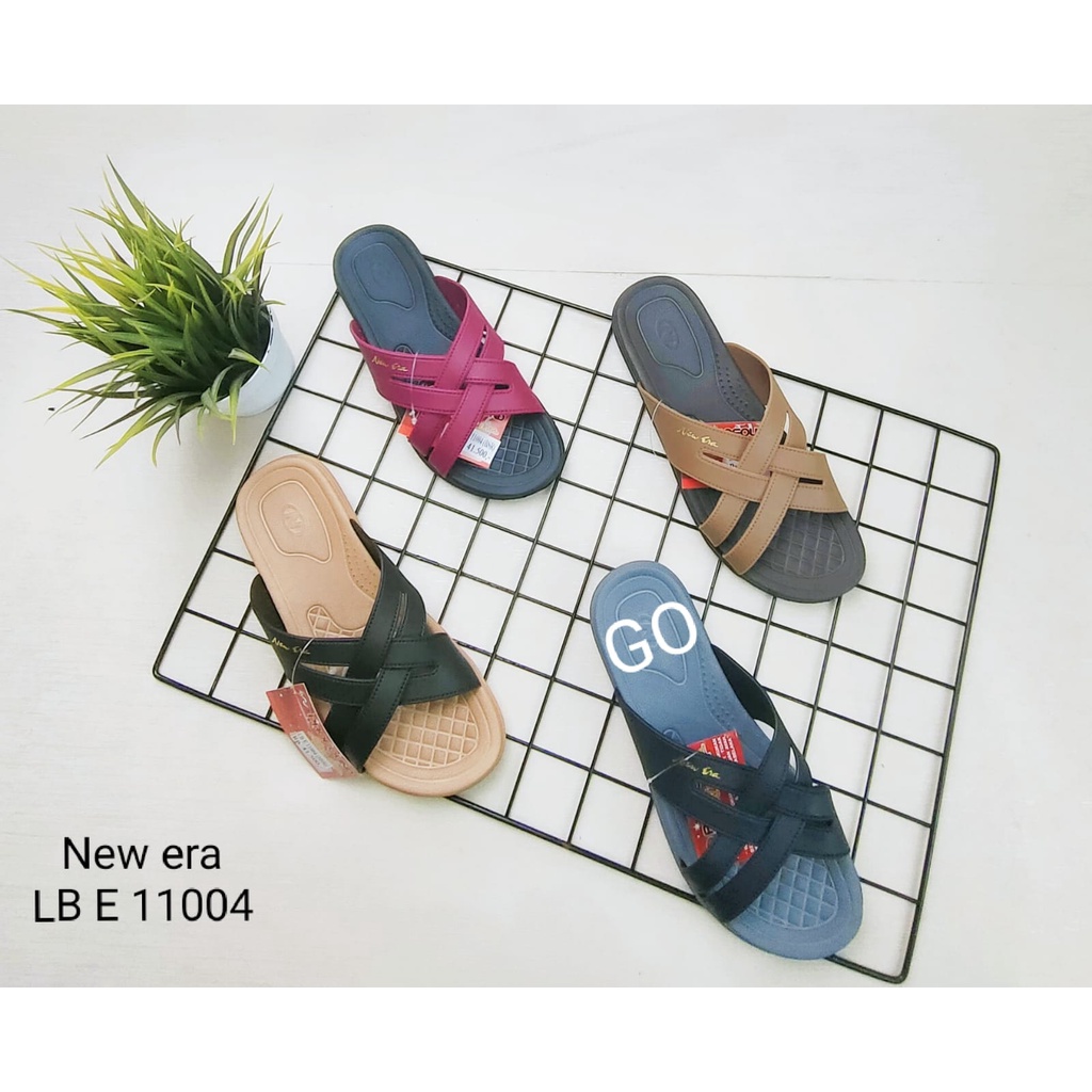 BB NEW ERA LBE 11004 Sandal Wanita Slip On Sandal Casual Wanita