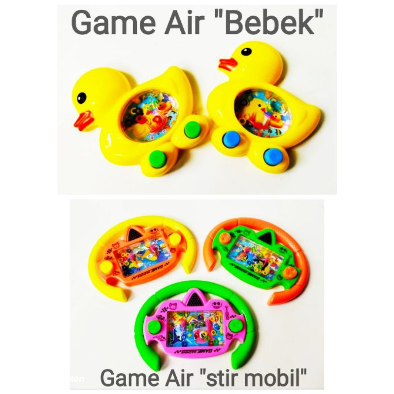 Mainan Anak Game Air Ketangkasan Memasukan Ring Aneka Bentuk Karakter Murah