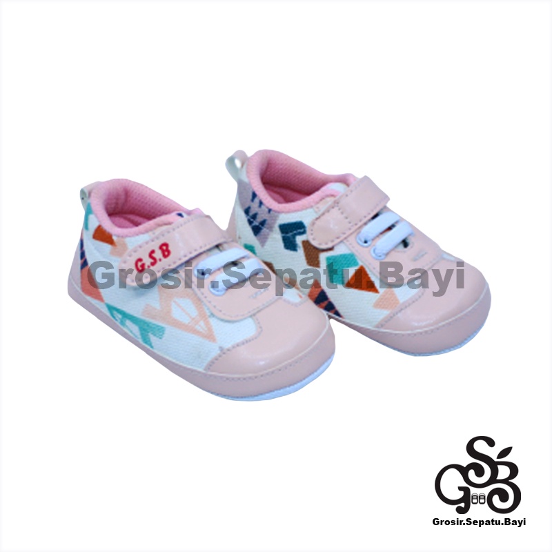 Prewalker - Sepatu Bayi - Baby Shoes | 2-14 bulan | Kets Carnival Pink