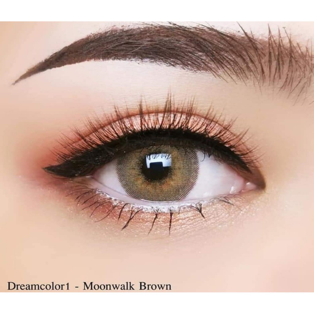 SOFTLENS DREAMCOLOR MOONWALK BROWN GREY NORMAL MINUS s.d -6.00