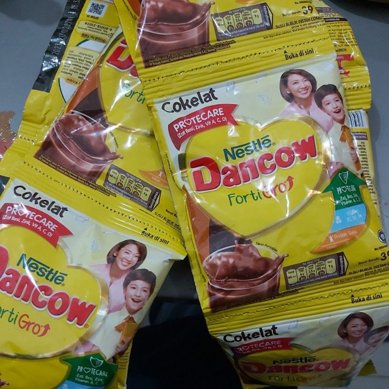 

susu bubuk dancow sashet cokelat