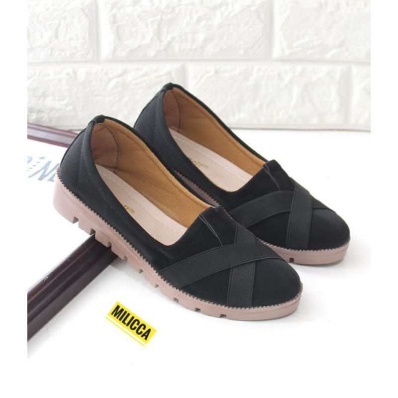 Milicca Sepatu Wanita Slip On Crusli