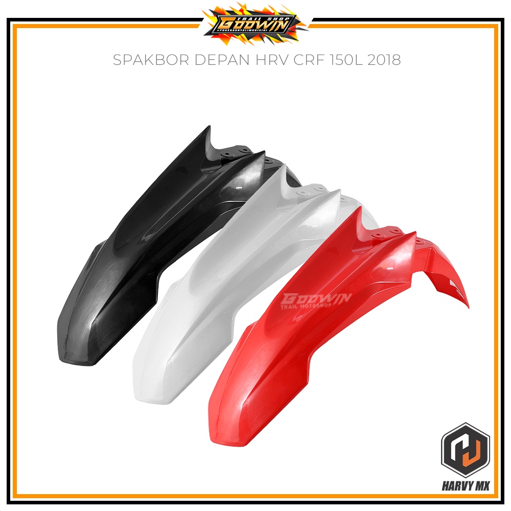 Sparkboard Spark Spakbor Slebor Depan HRV CRF 150L 2018 / 250 / 450R New Hitam Merah Putih CRF 150 L