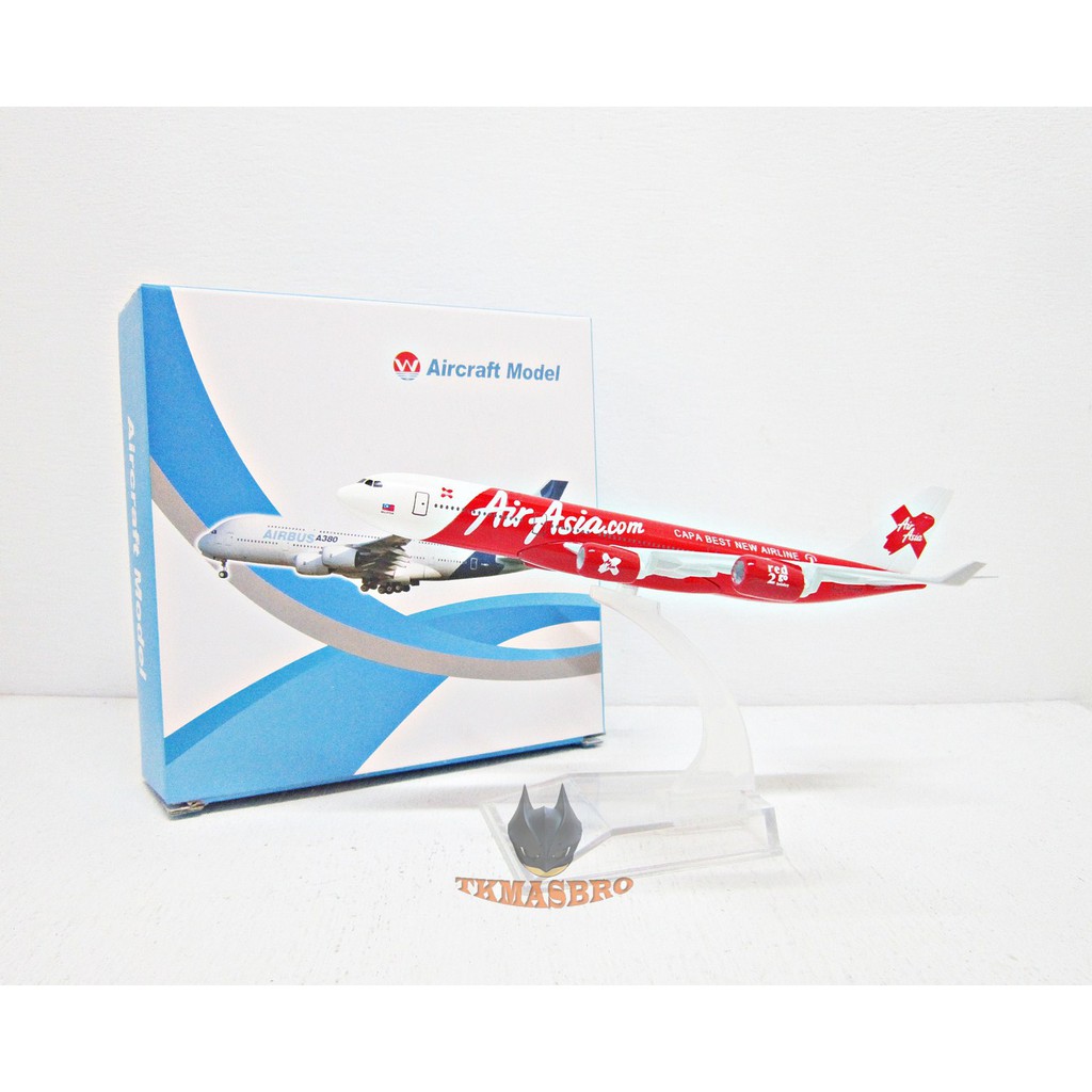 Diecast Pesawat Air Asia.com 320-2A