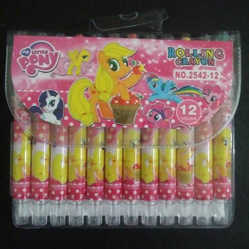 

Hot Sale Krayon Putar Mini Little Pony 12 Warna Trendi