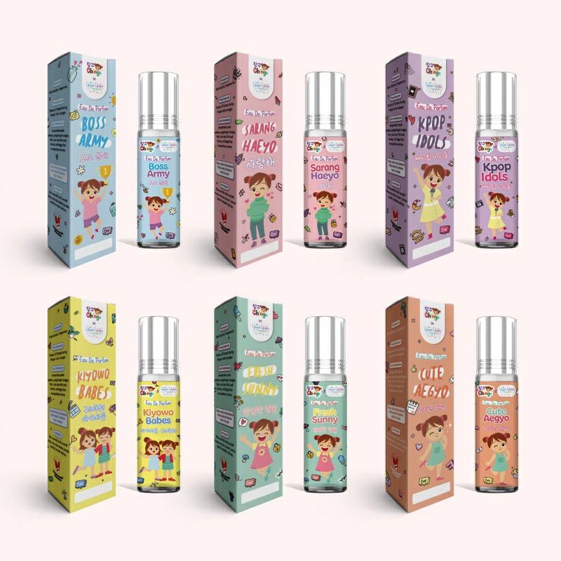 (BPOM) Yeppu yeppu x chingu parfume roll 6ml