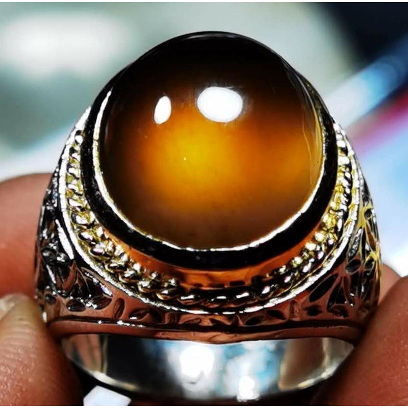 Batu Cincin Permata IDOCRASE BIO SOLAR ACEH TOP GIWANG