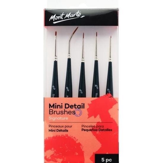 

Mont Marte Mini Detail Brush 5Pcs
