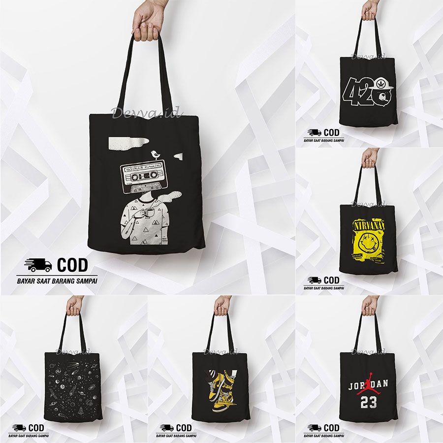 Tas Totebag Tote Bag Terlaris / Tote Bag Terbaru | Devva.Id