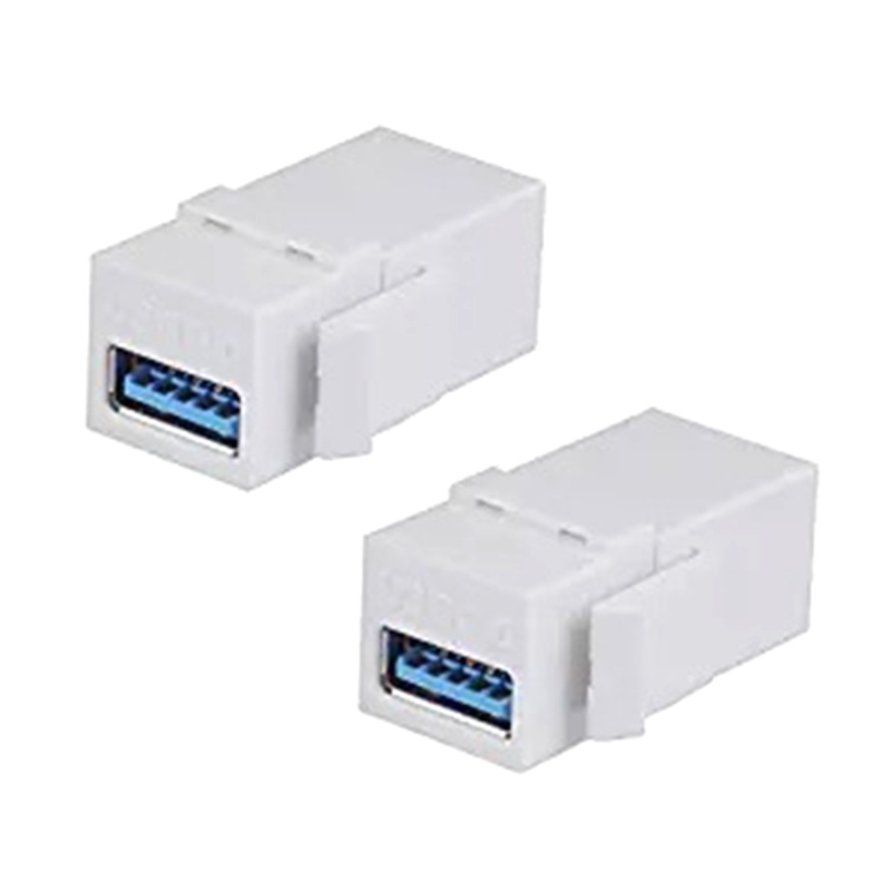 Zzz 2pcs Adapter Jack USB 3.0 Female Ke Female Kecepatan Tinggi Hingga 4.8Gbps