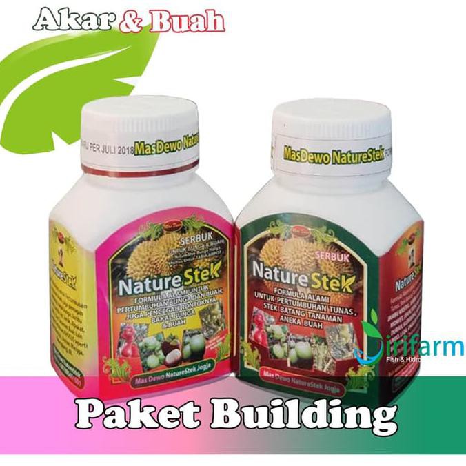 Paket Bundling 1 Botol Nature Stek Akar Dan 1 Botol Nature Stek Buah