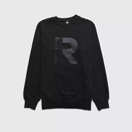Roughneck SS155 Black R Studio Crewneck / crewneck original roughneck / cod