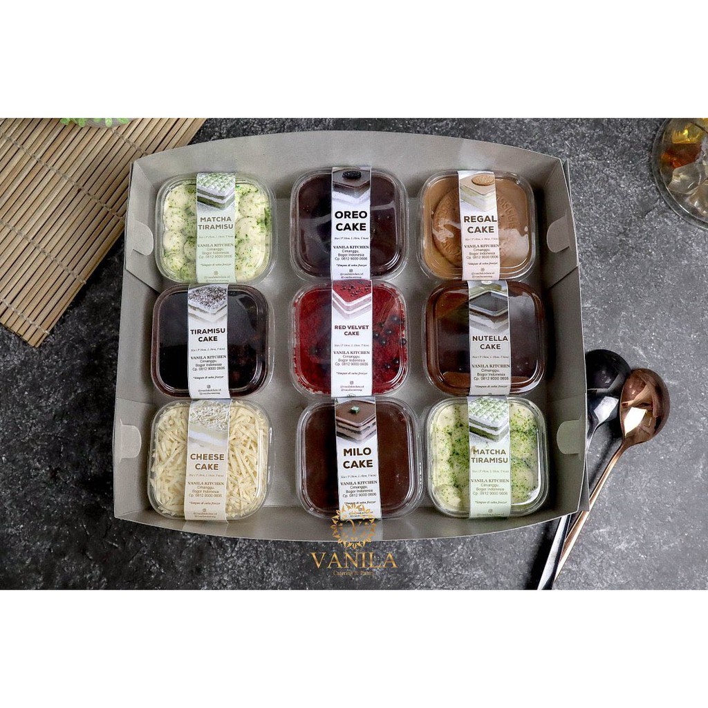 Paket Dessert Box Mini Series 9 Pcs Shopee Indonesia