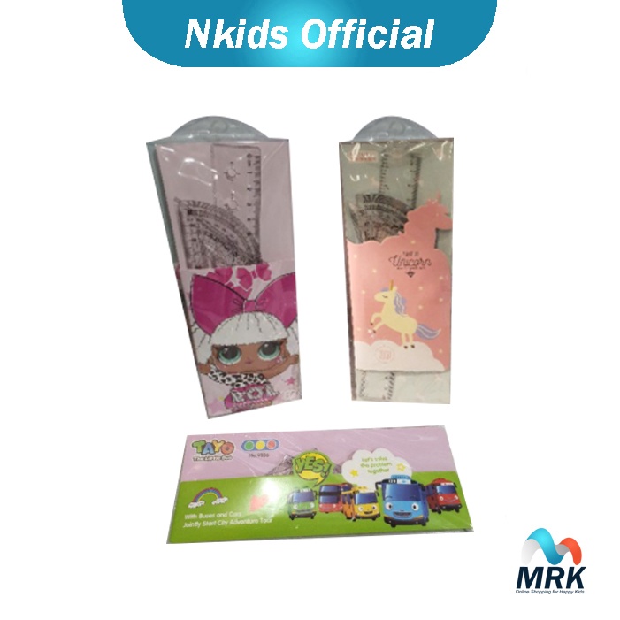 

Penggaris Set Motif Karakter isi 4 Pcs