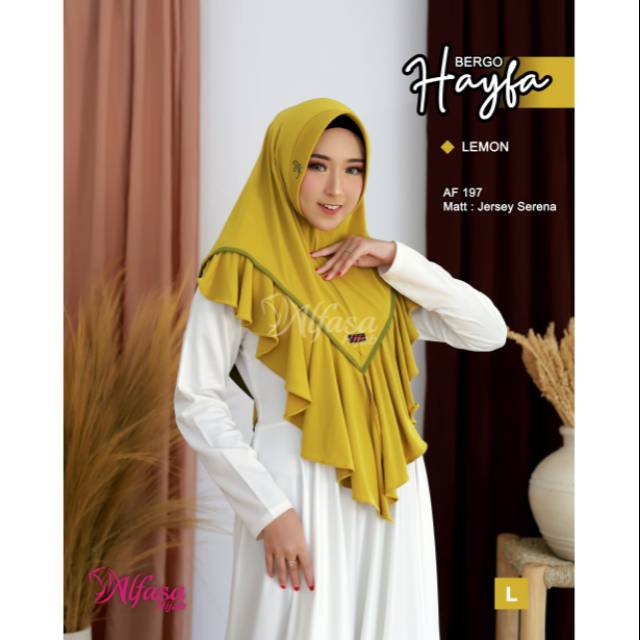 Bergo Hayfa AF 197 by Alfasa Hijab
