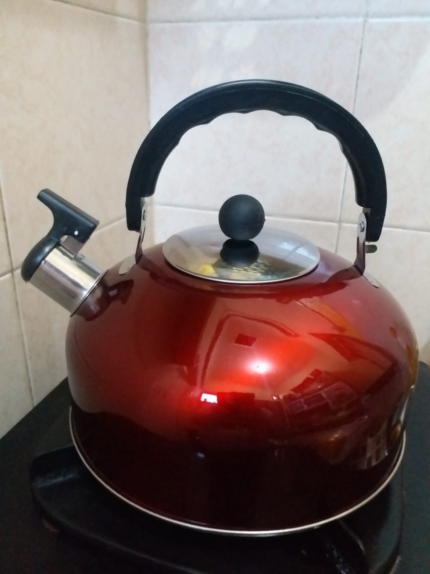 4 Liter Teko Siul Stainless Warna / Whistling Kettle Stainless Collor - Sukma Shop