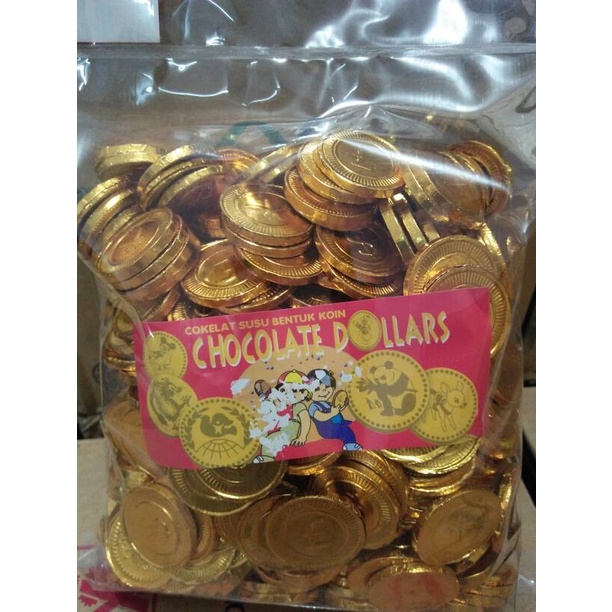 

coklat koin coin dollars 1 kg