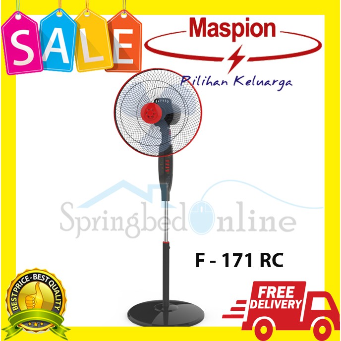 MASPION Kipas Angin Berdiri Stand Fan F 171 RC