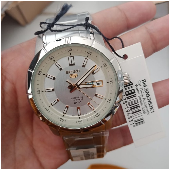 JAM TANGAN PRIA SEIKO 5 SNKN53K1 SNKN53 AUTOMATIC ORIGINAL