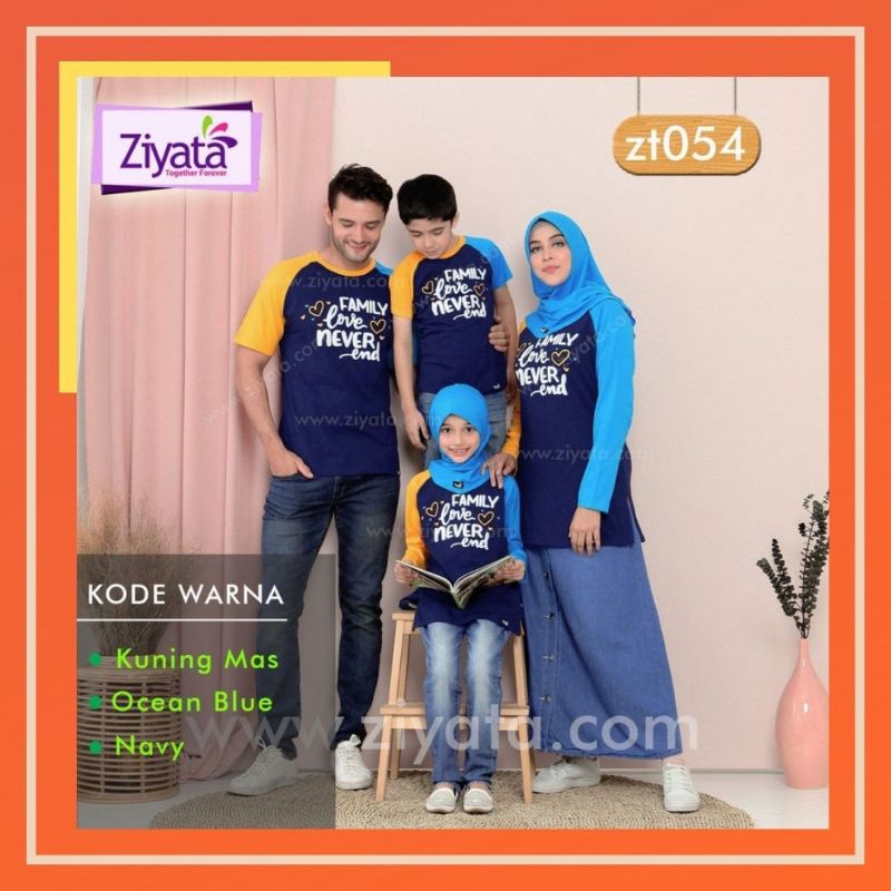 ZIYATA ZT054 |Kaos Couple Ziyata | Kaos Keluarga |Kaos Family |Ziyata Family |