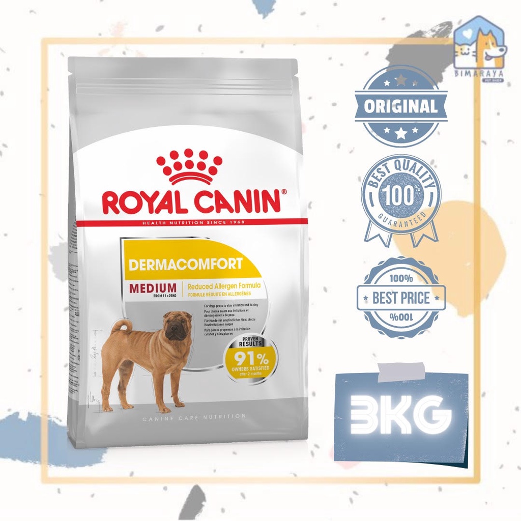 ROYAL CANIN MEDIUM DERMACOMFORT 3KG FRESHPACK